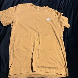 Nike Tan Short Sleeve Tee Casual Comfort